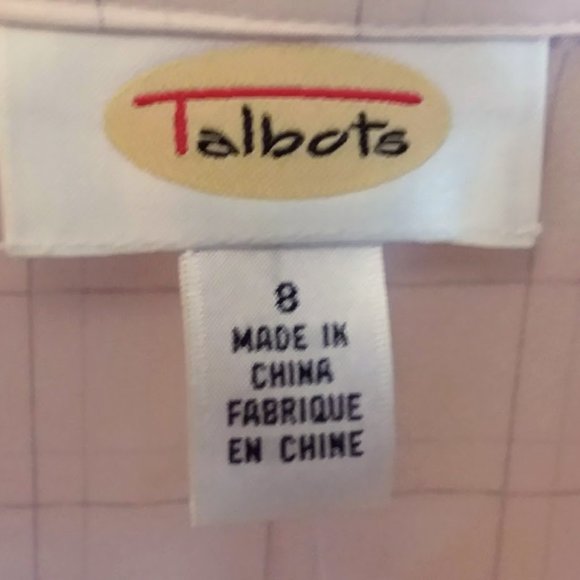 Talbots Womens Long Sleeve Button Pink Blouse NWT - Picture 4 of 5